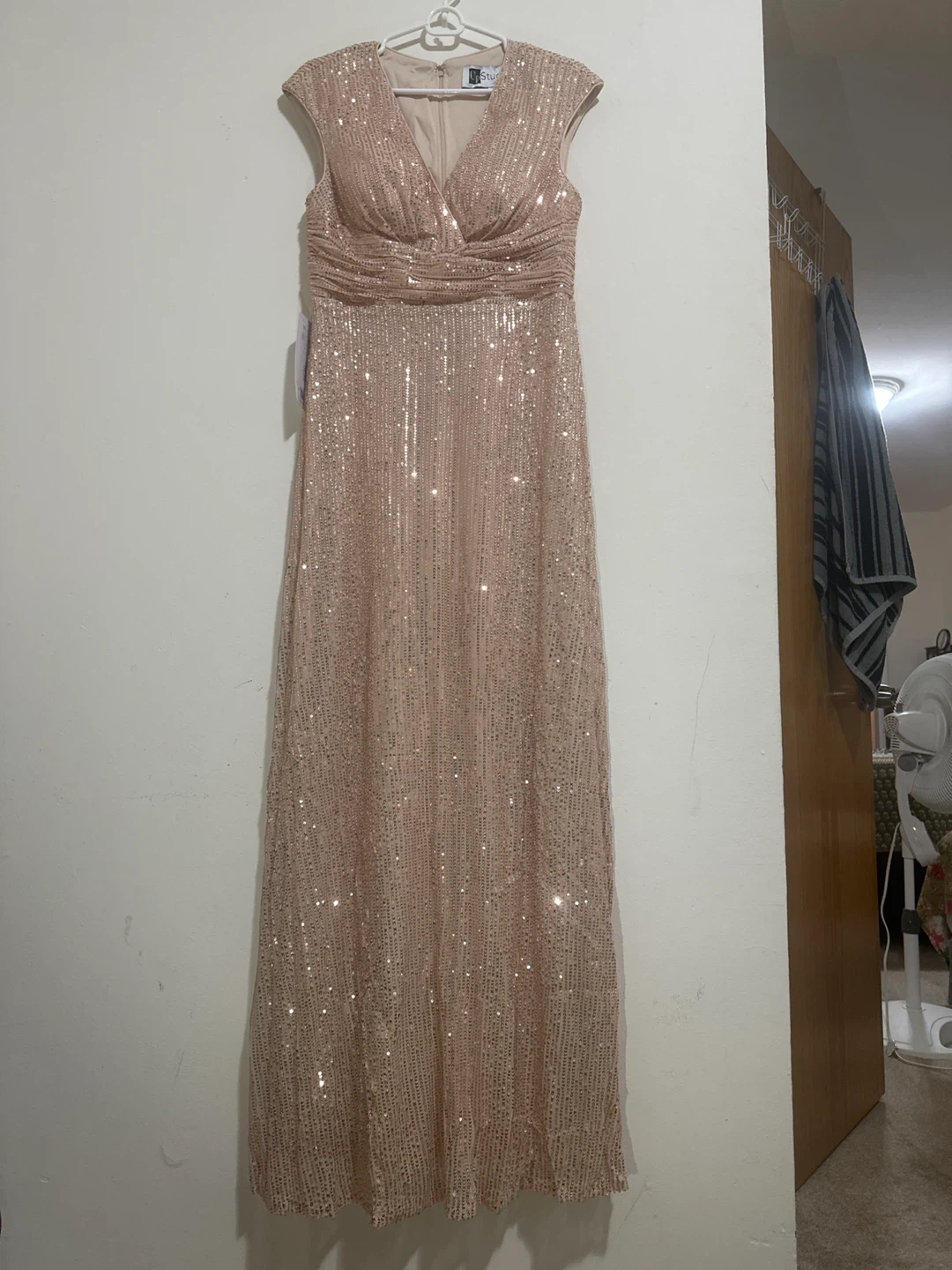 UpStudio Sequined V-Neck Maxi Dress - photo 2