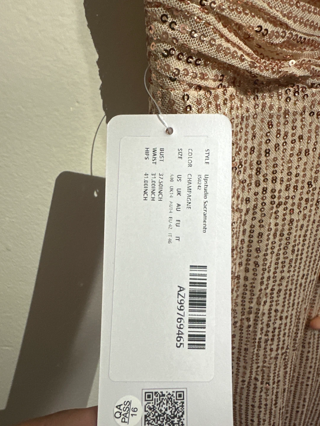 UpStudio Sequined V-Neck Maxi Dress - photo 4