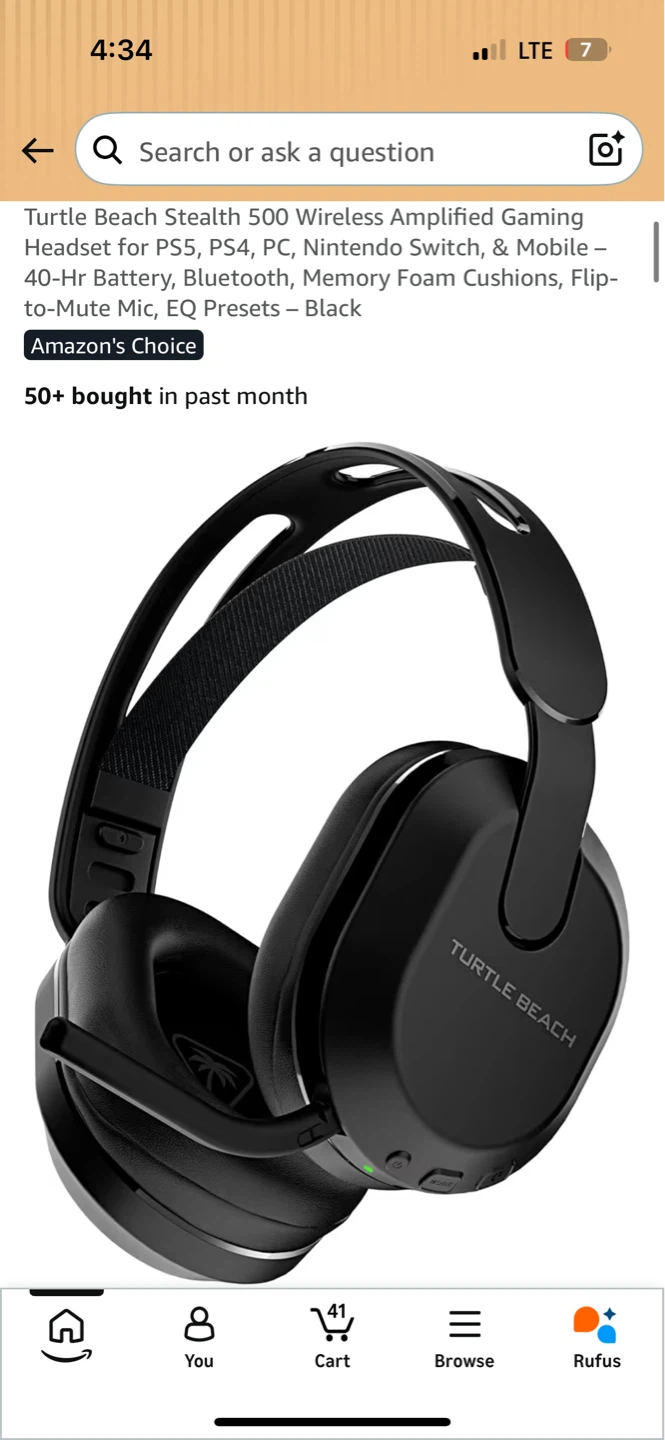 Turtle Beach Stealth 500 Wireless Gaming Headset - photo 2