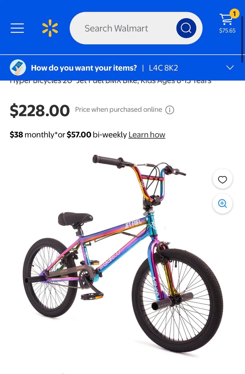 Hyper Jet Fuel BMX Bike - photo 3