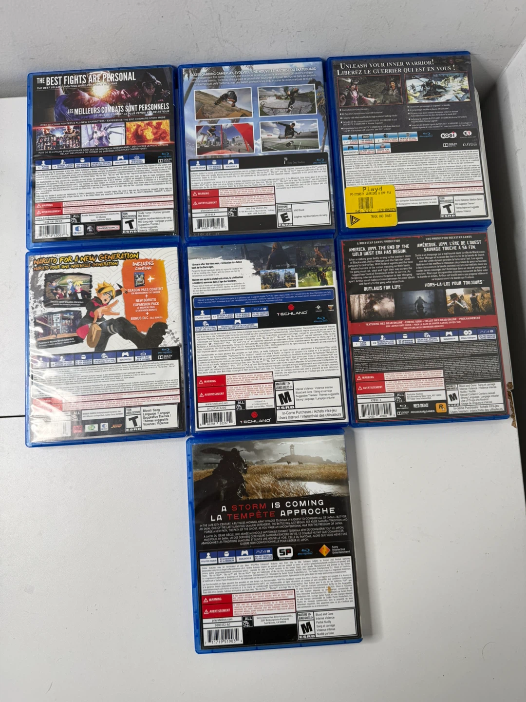 PlayStation 4 games rdr2/ ghost of Tsushima/ tekken 7 - photo 2
