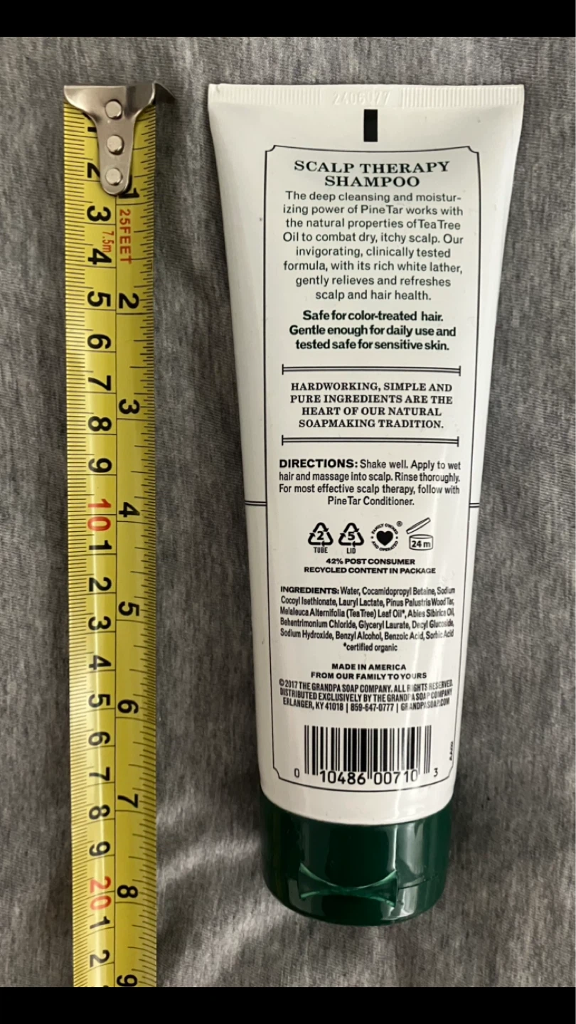 The Grandpa Soap Co. Pine Tar Shampoo - Scalp Therapy 🌲🧴 - photo 2