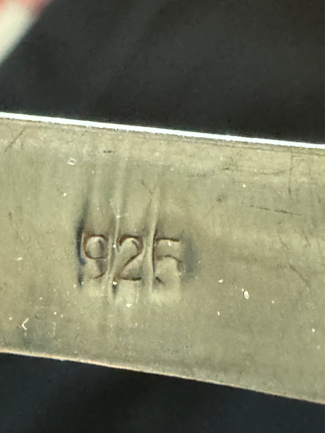 Silver 925 Engraved Bangle Bracelet - photo 3