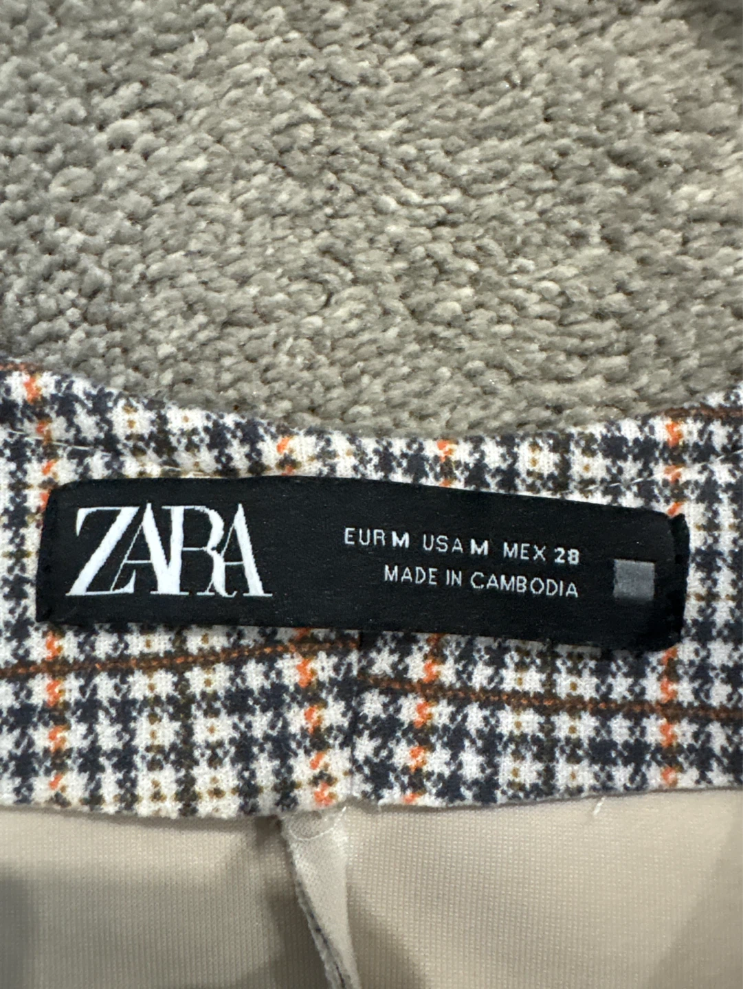 ZARA Plaid Button-Front Dress - photo 4
