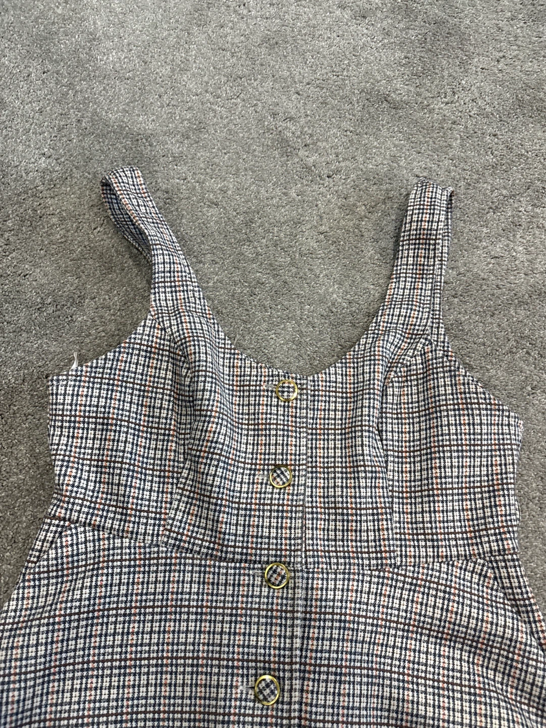 ZARA Plaid Button-Front Dress - photo 5