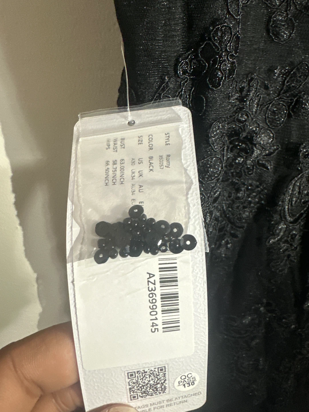 Azazie Black Romy Formal Dress - photo 4