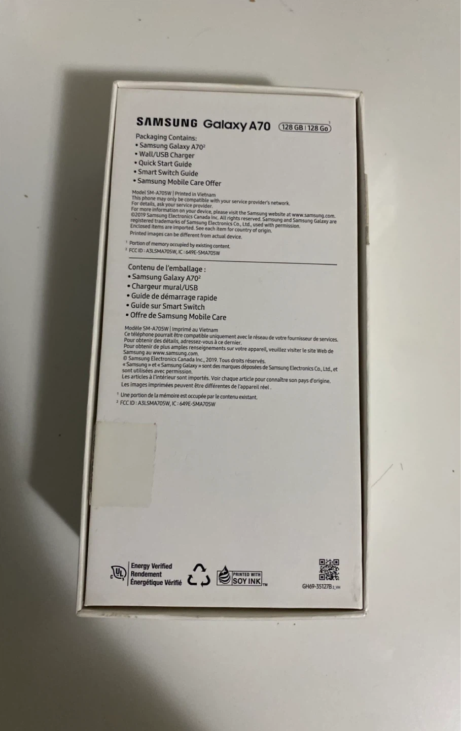 Samsung Galaxy A70 Box - photo 3
