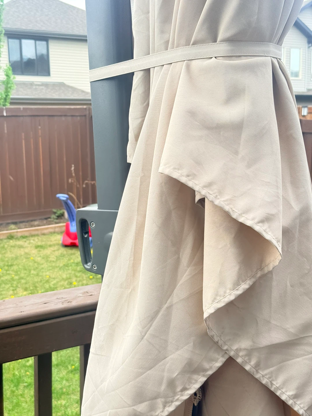 Cantilever Patio Umbrella with rock stands
