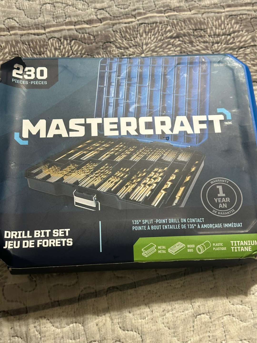 Mastercraft Titanium Drill Bit Set 230-pc - photo 2