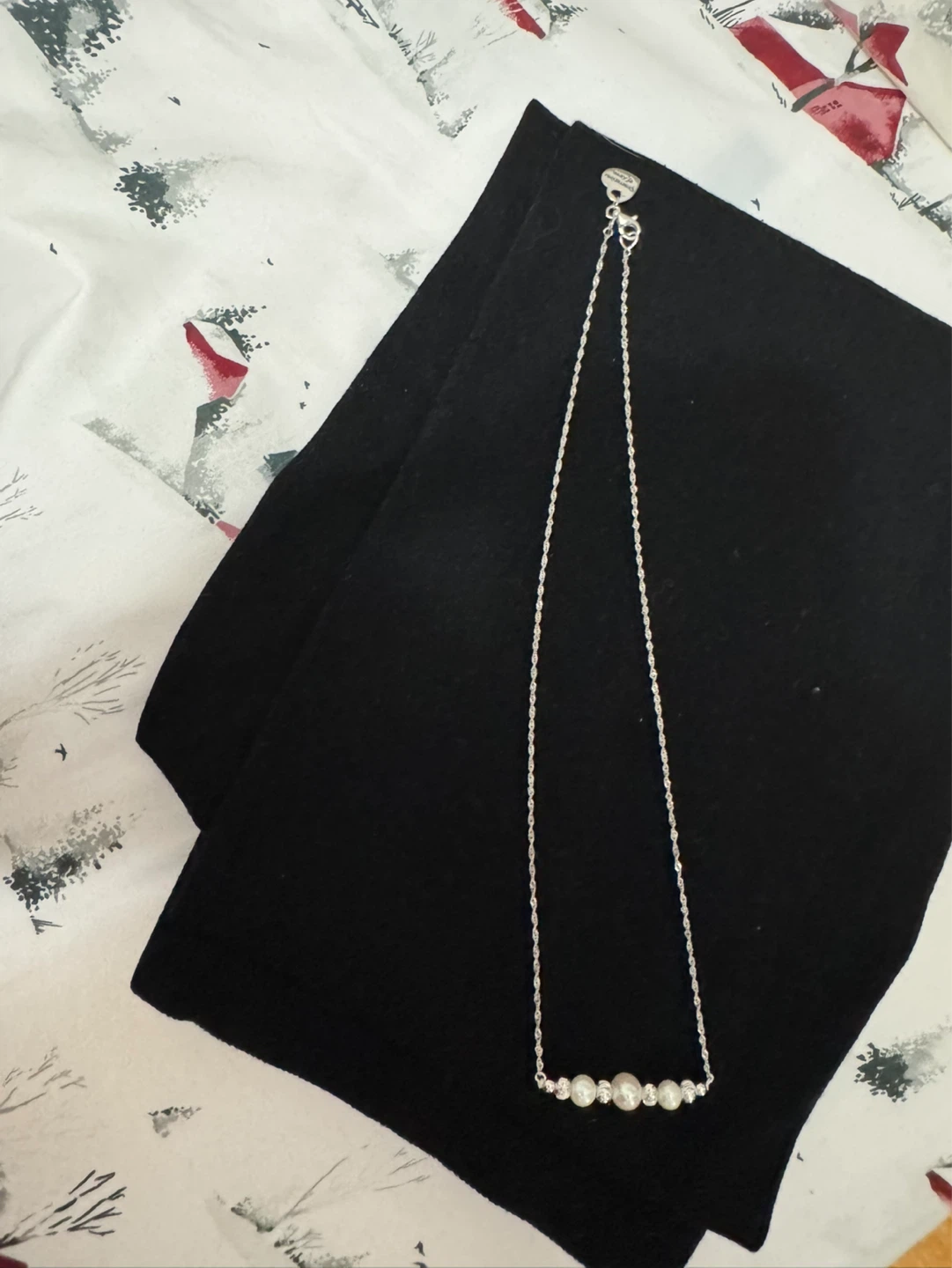 Sterling Silver Pearl Necklace - photo 3
