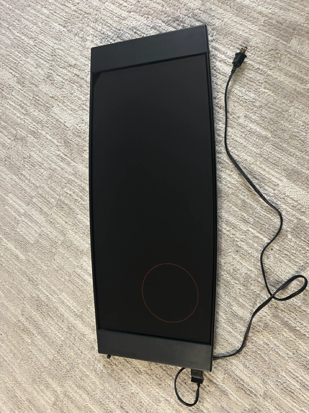 Black Electric Foot Warmer