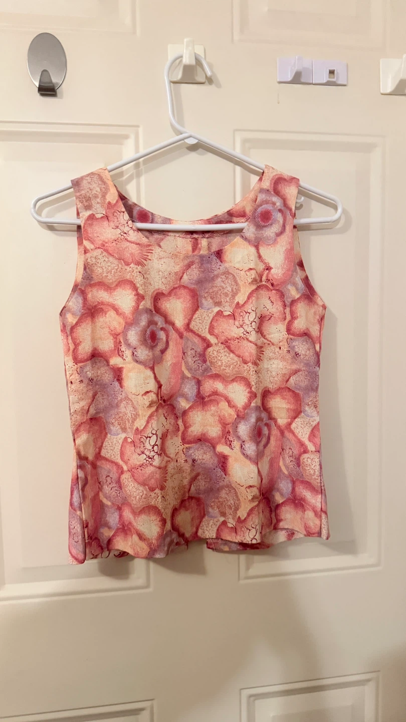 Vintage Floral Top and Skirt Set  Size S - photo 2