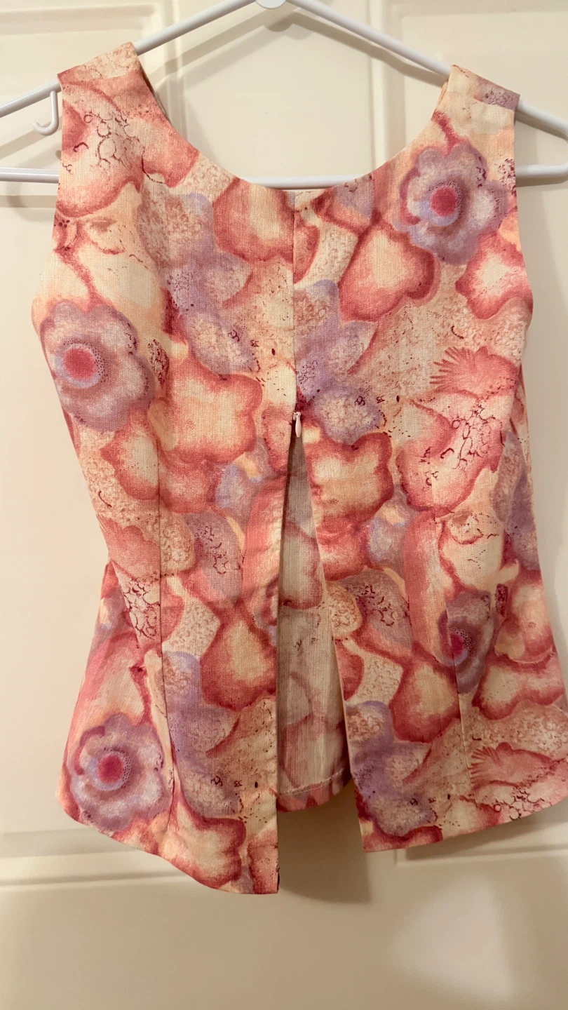 Vintage Floral Top and Skirt Set  Size S - photo 3