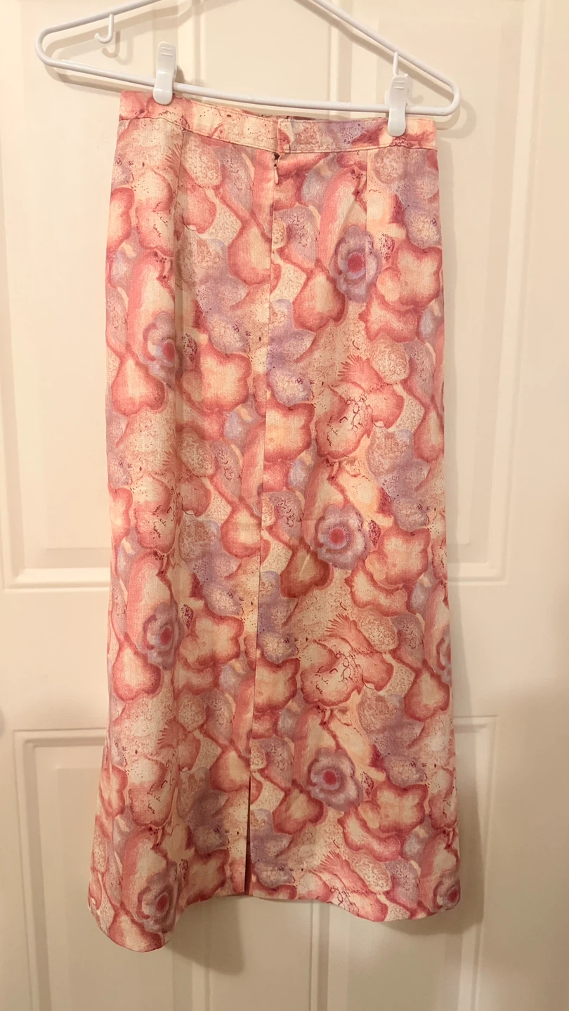 Vintage Floral Top and Skirt Set  Size S - photo 4