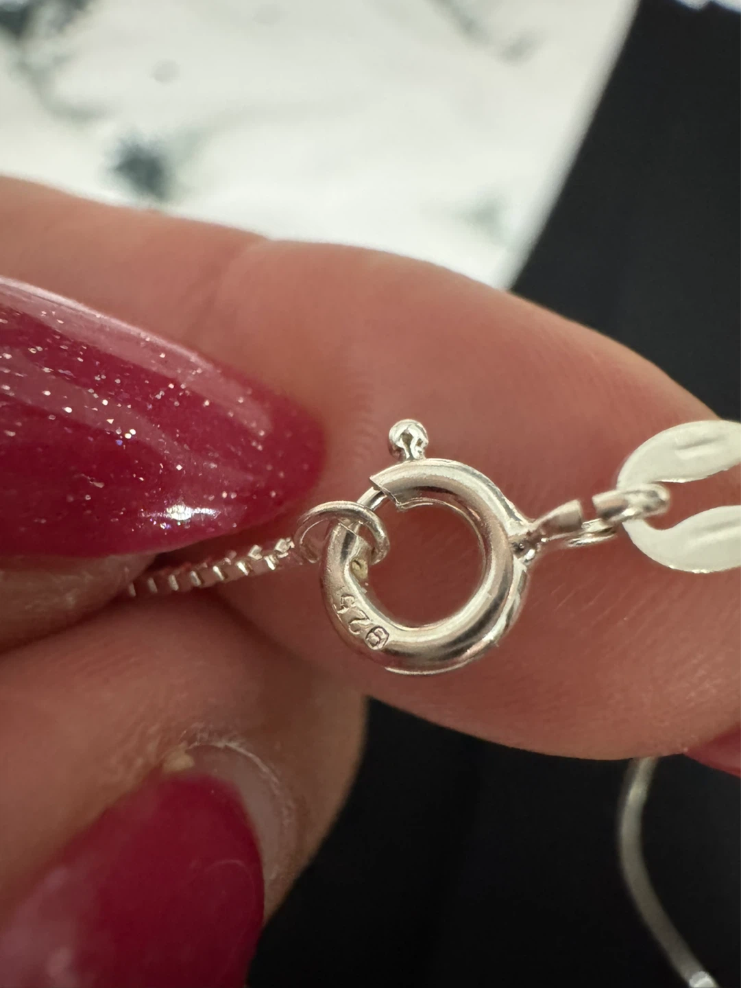 Sterling Silver Pendant Necklace with Millefiori Design - photo 2