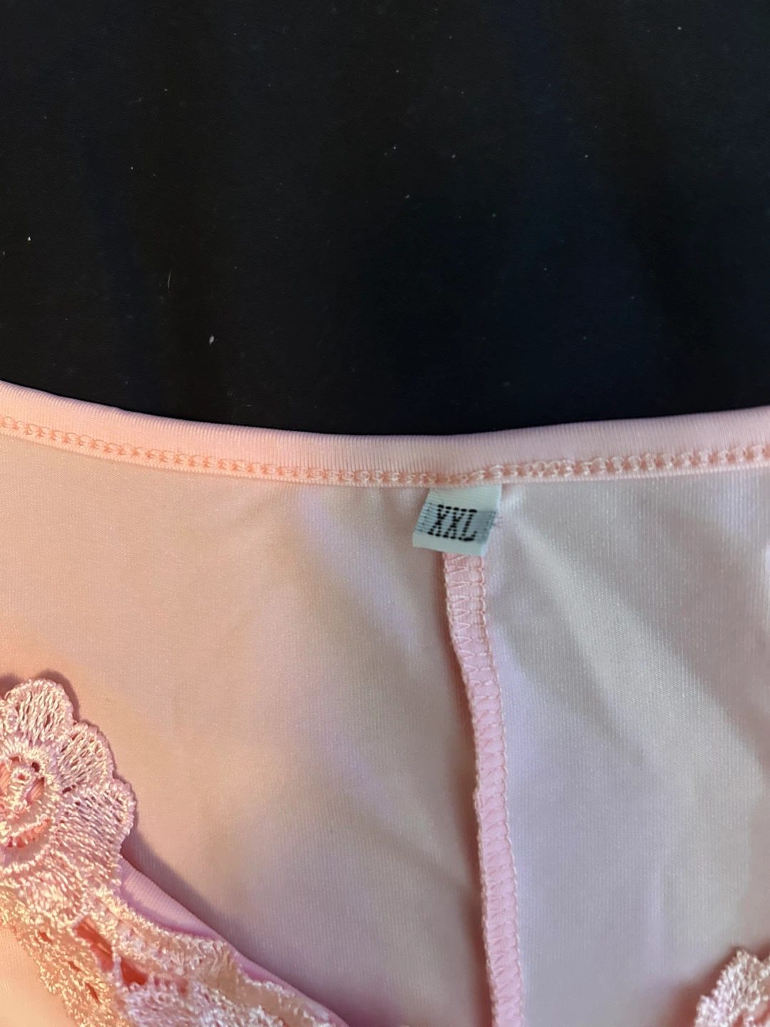 Pink Lace Trim Sleep Shirt XXL - photo 3