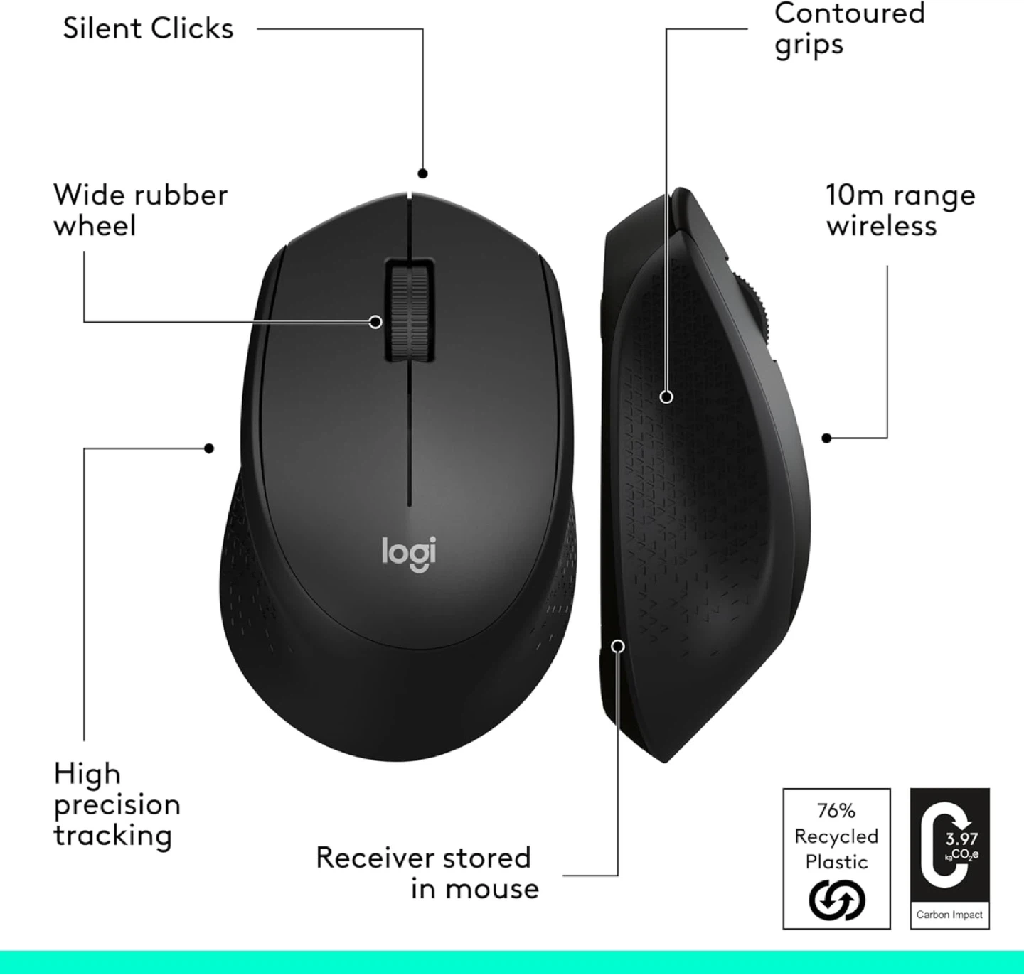 Logitech M330 Silent Wireless Mouse - photo 3