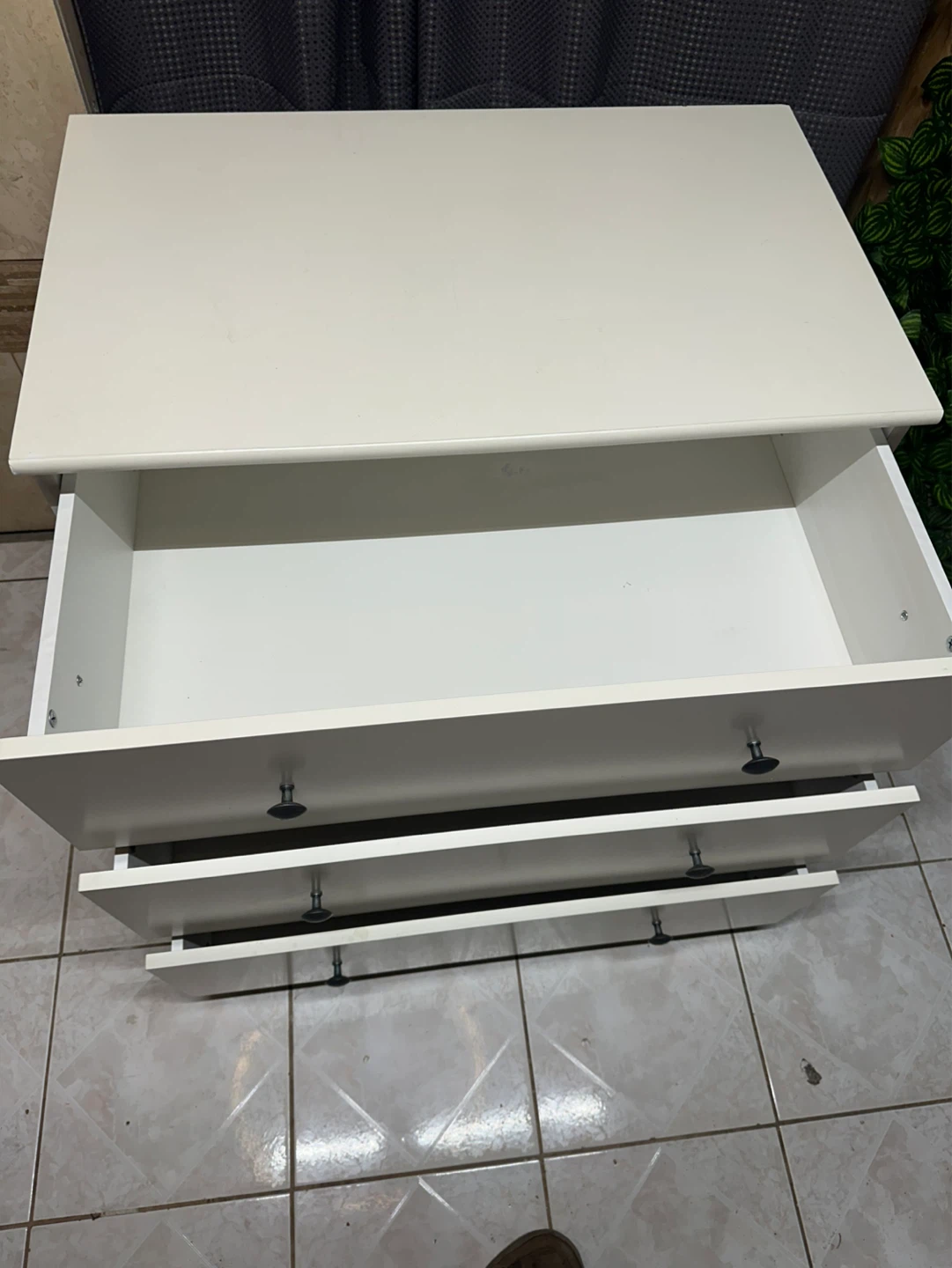 White 3-Drawer Dresser - photo 5