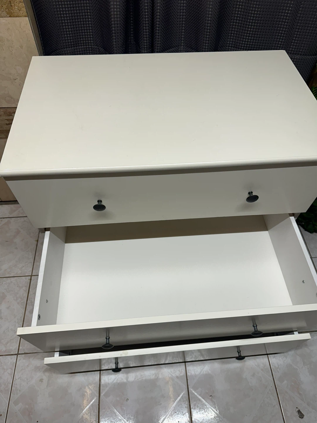 White 3-Drawer Dresser - photo 4