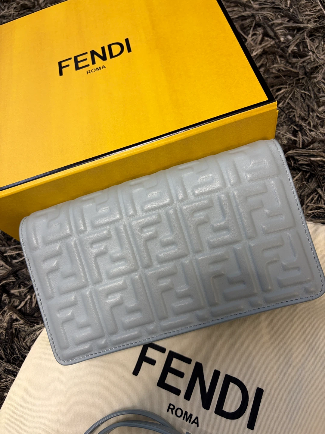 Fendi Baguette Wallet on Chain - photo 2