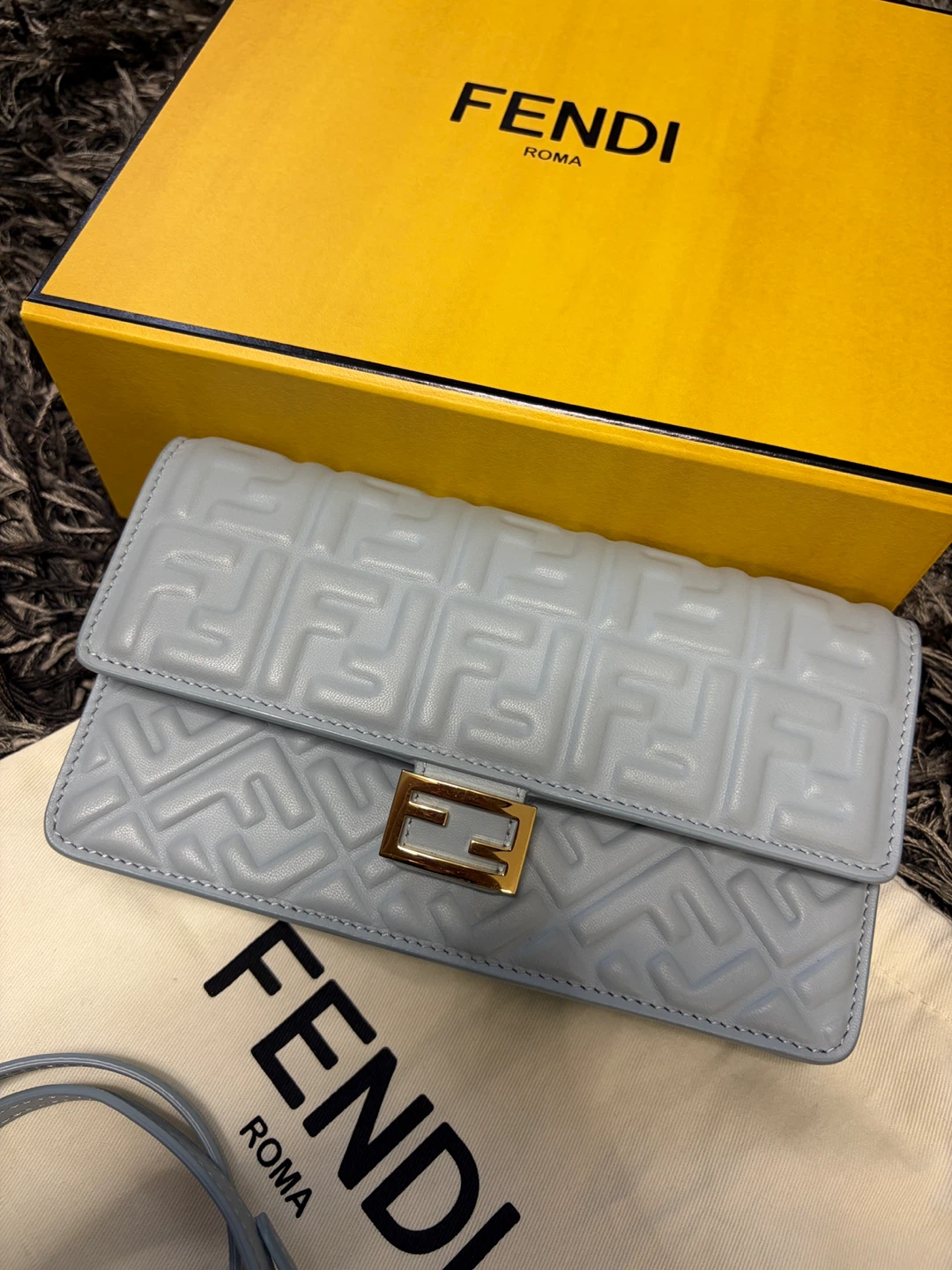 Fendi Baguette Wallet on Chain