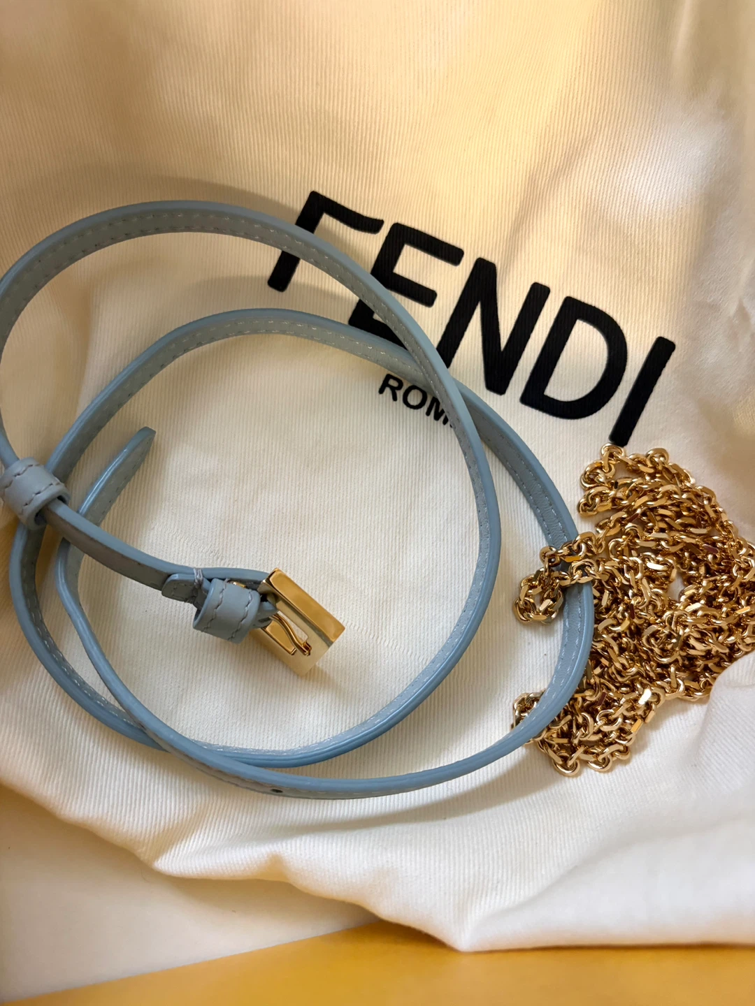 Fendi Baguette Wallet on Chain - photo 4