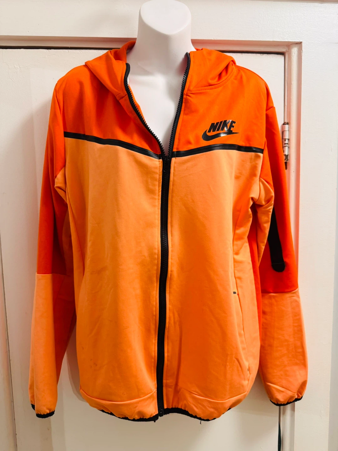 Manteau à capuchon Nike orange et pâle - photo 2