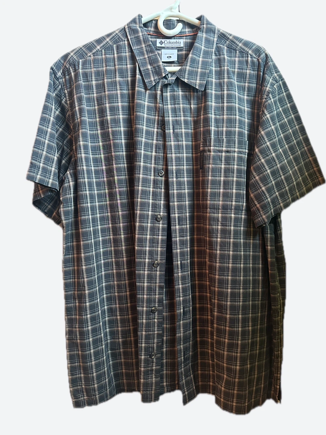 2 XL Columbia Men’s Short Sleeve Button Up Tee Shirt - photo 4