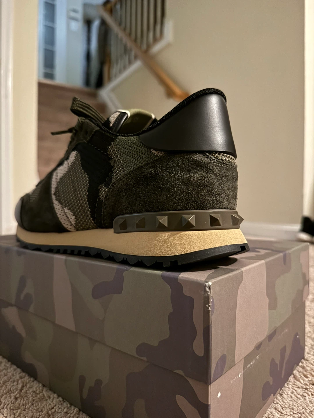Valentino Camouflage Rockrunner Sneakers - photo 2