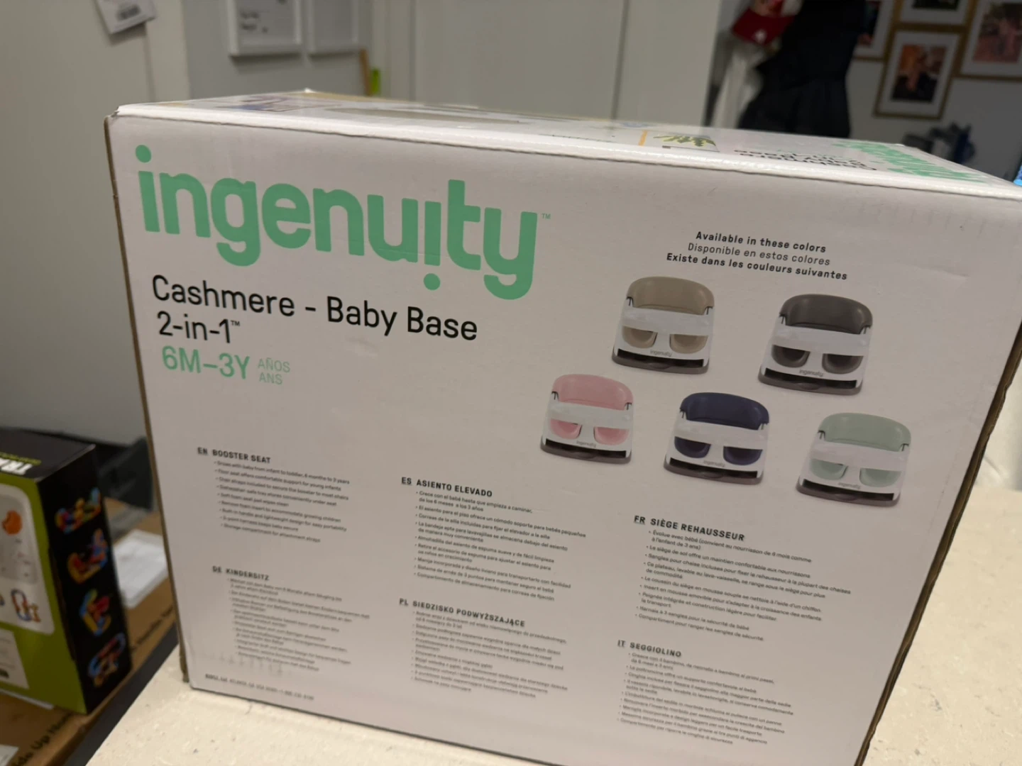 Ingenuity Cashmere Baby Base 2-in-1 Booster Seat - photo 4