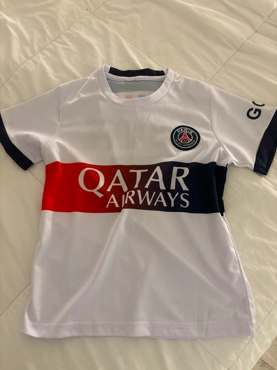 Mbappe signed jersey for kids 7-9 years old