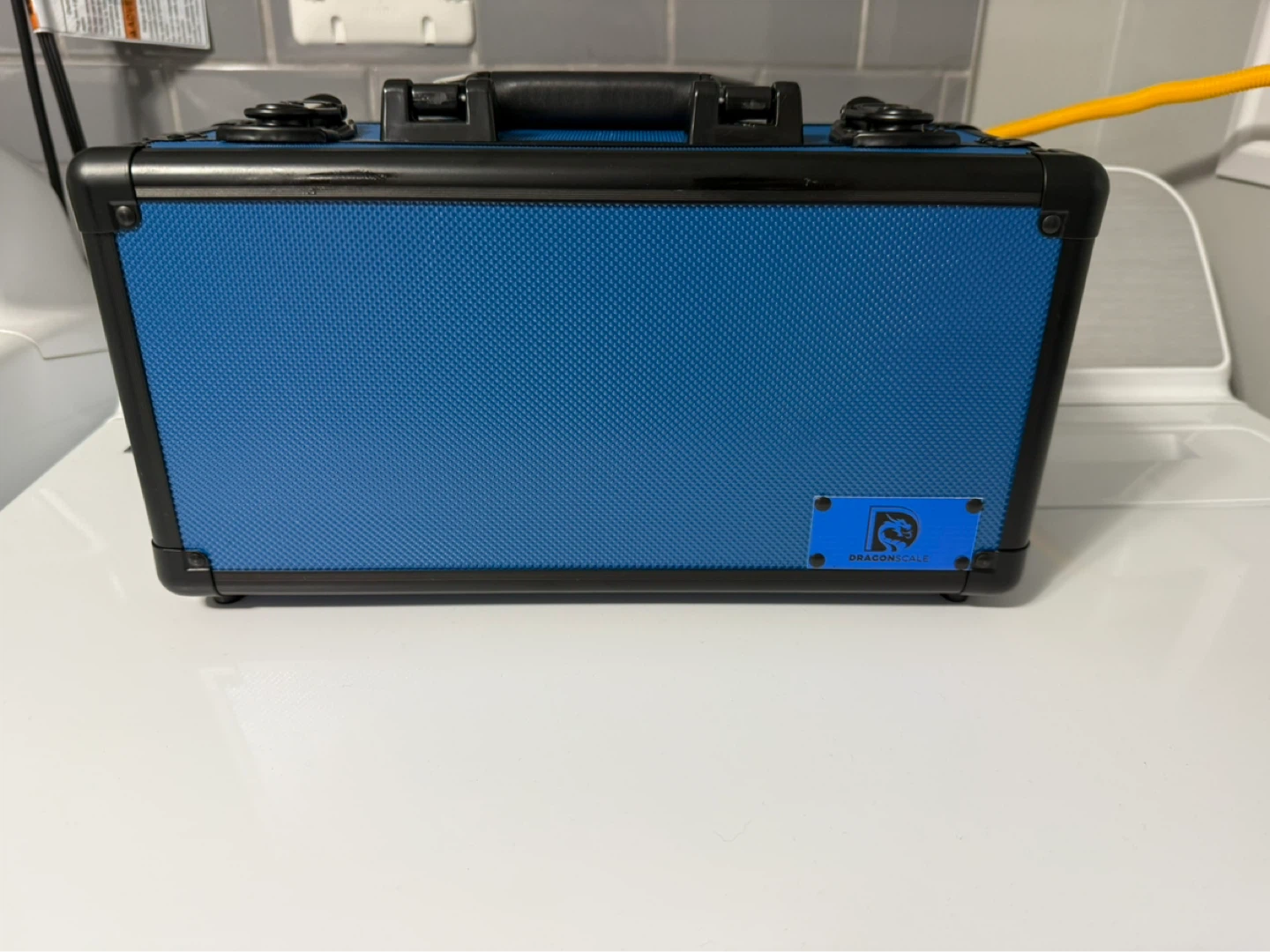 Slab storage case card collector