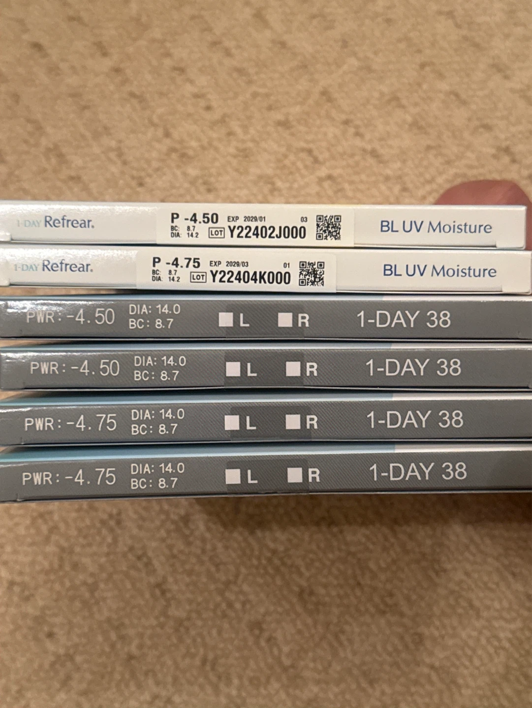 Japanese 1-DAY Soft Contact Lenses - 30 Pack - unopened boxes - photo 2