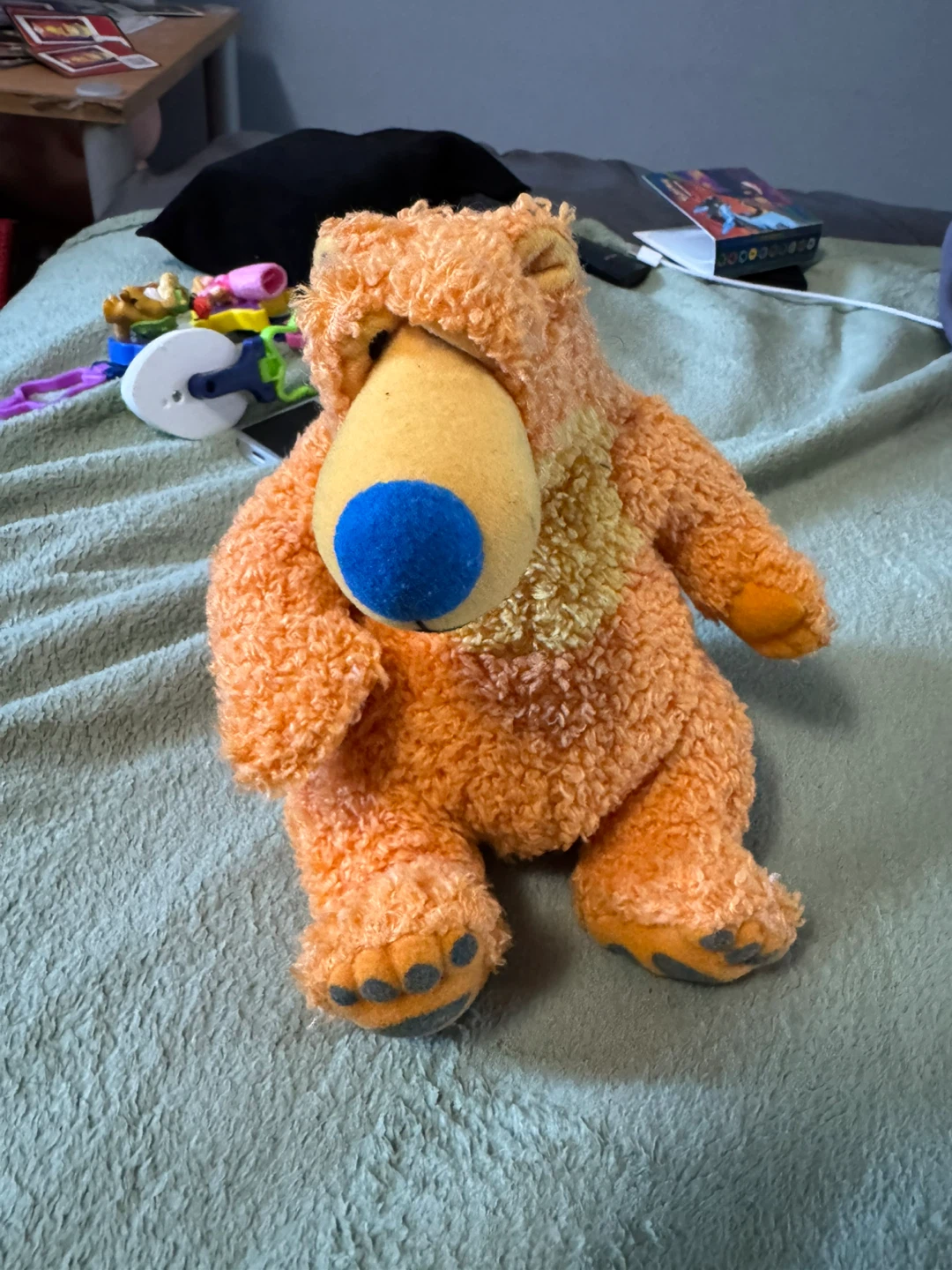 Orange Bear Plush Toy