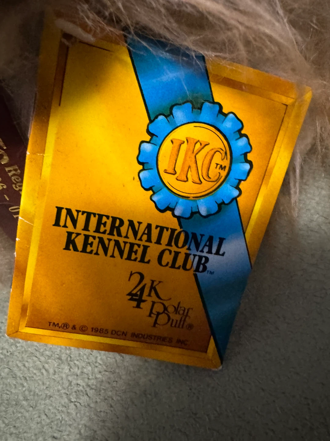 Vintage International Kennel Club 24K Polar Puffs Stuffed Dog - photo 2
