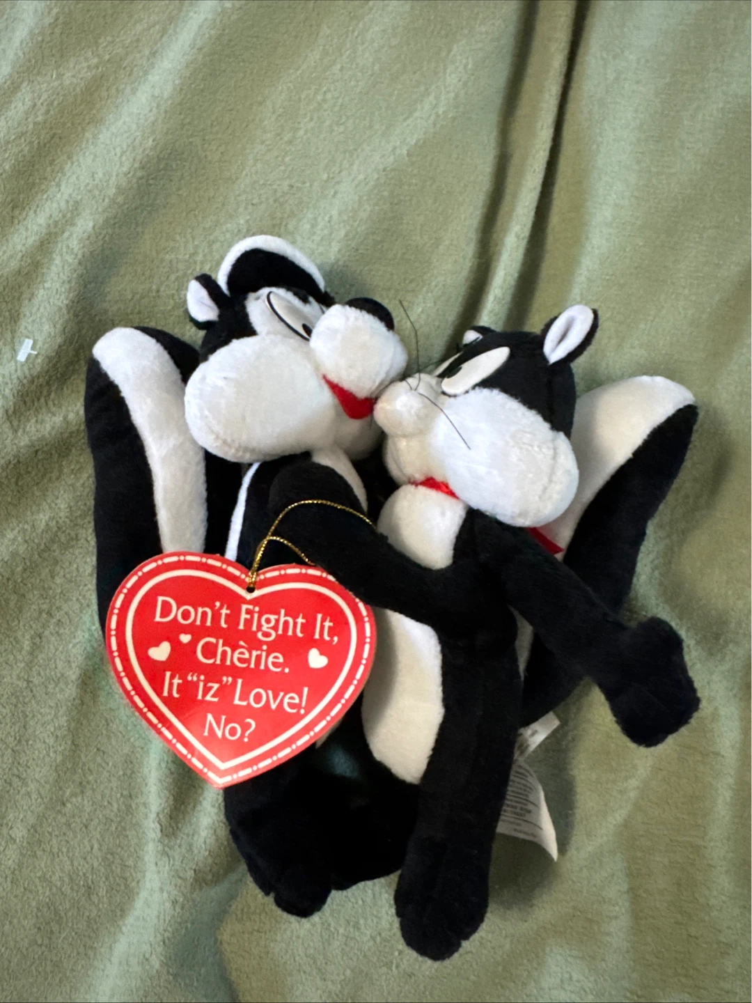 Applause Pepe Le Pew & Penelope Plush 1994