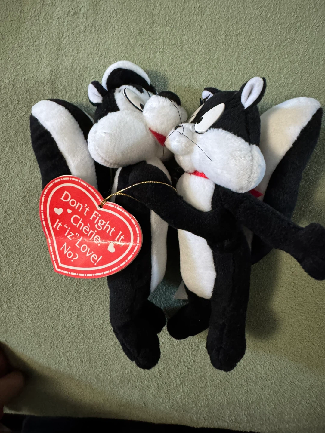 Applause Pepe Le Pew & Penelope Plush 1994 - photo 2