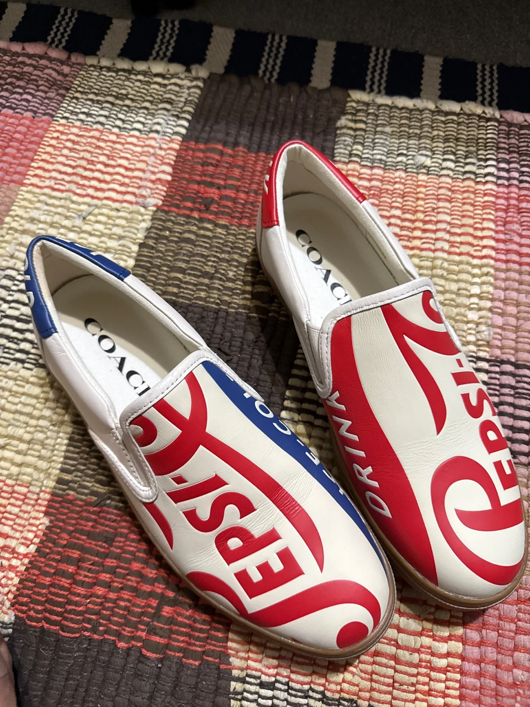 Coach Pepsi Slip On Shoes