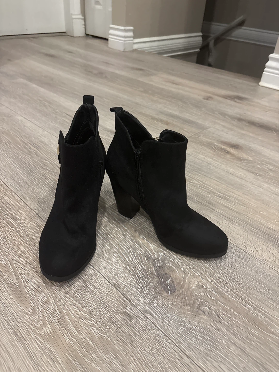 Black Heeled Ankle Boots