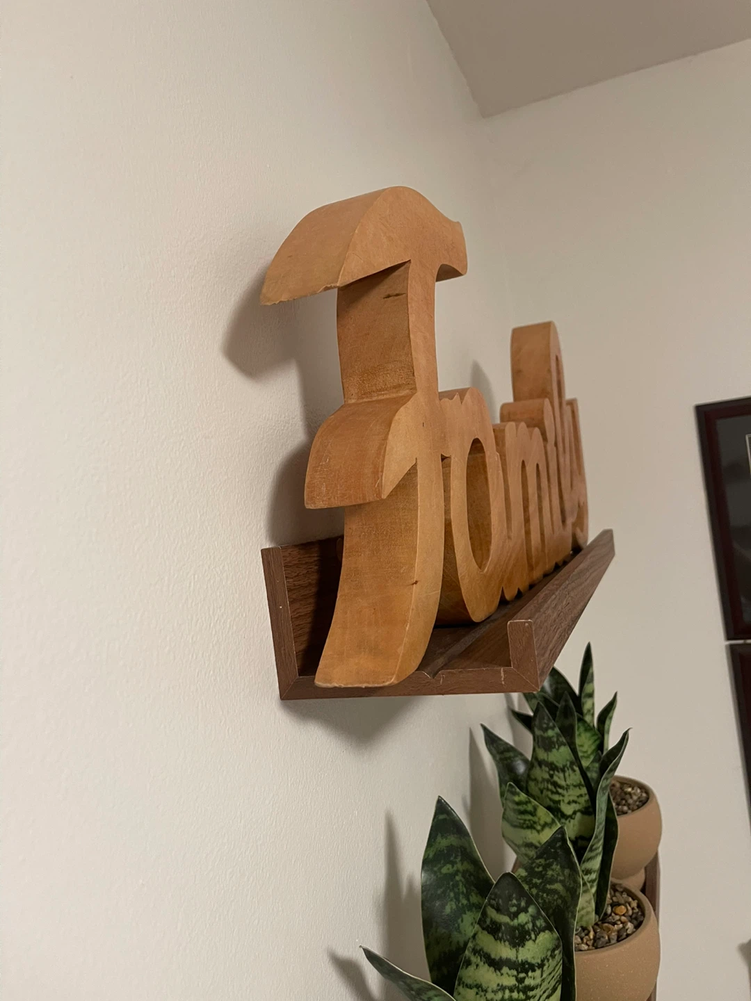 Wooden "Family" Wall Decor - photo 5