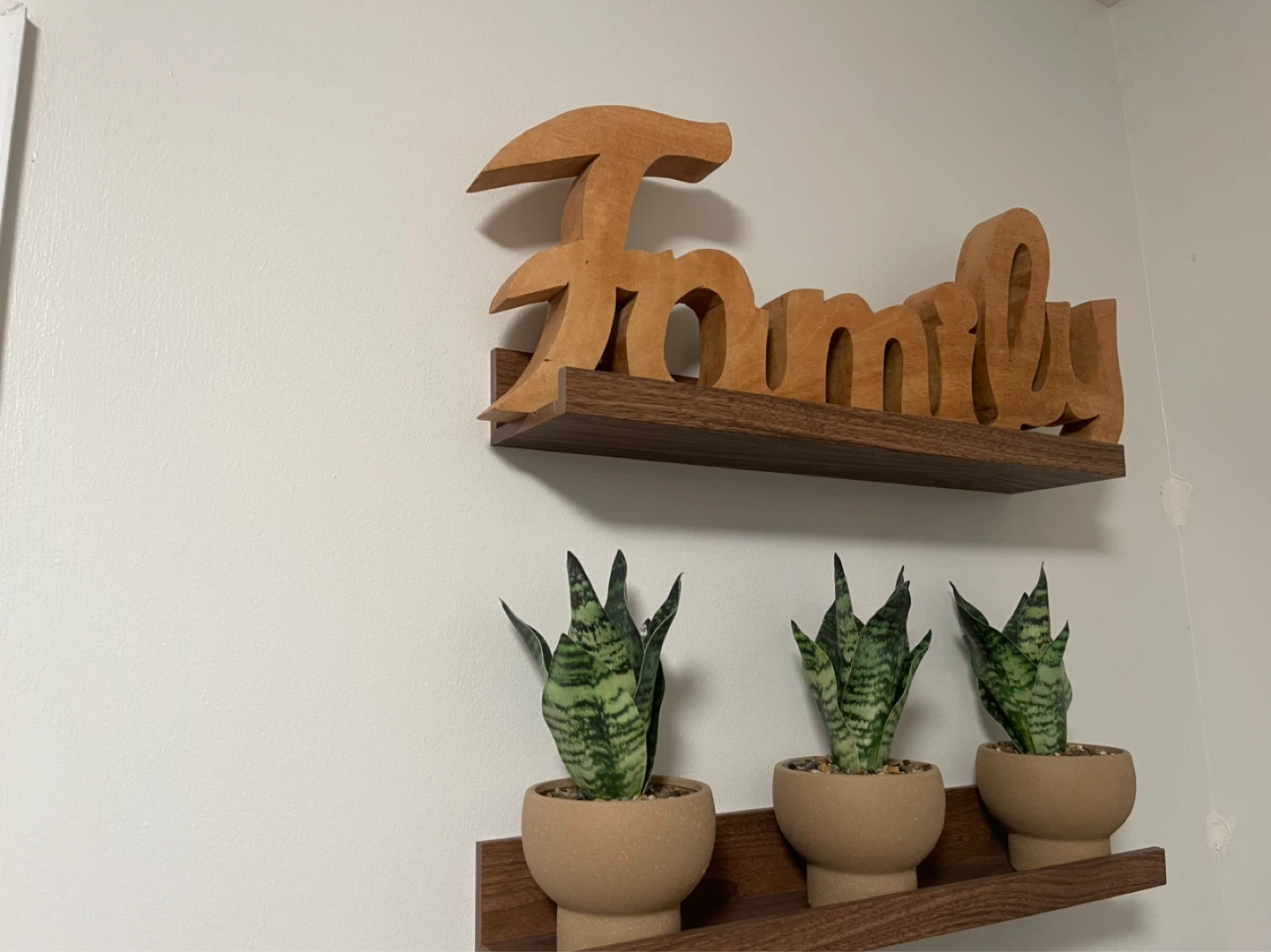 Wooden "Family" Wall Decor - photo 2
