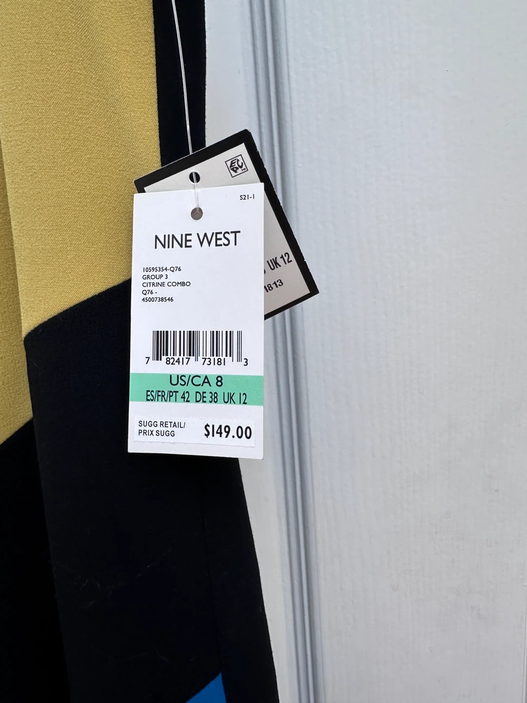Nine West Colourblock Sheath Dress - Size 8 - photo 2