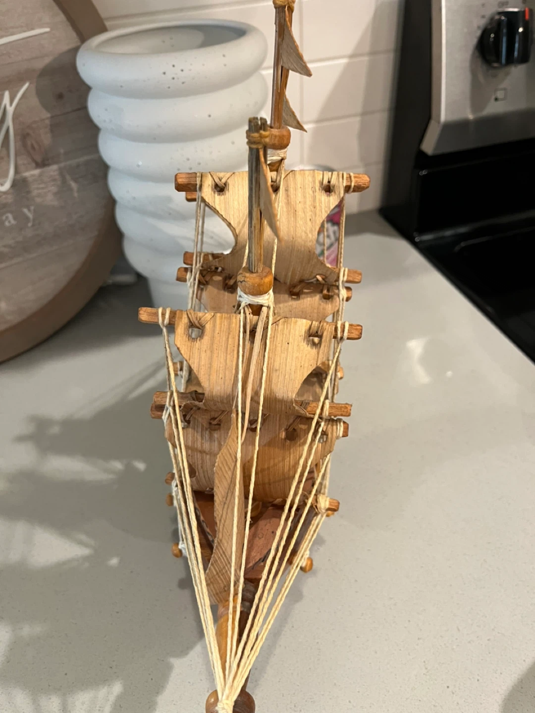Wooden Sailing Ship Model - photo 4