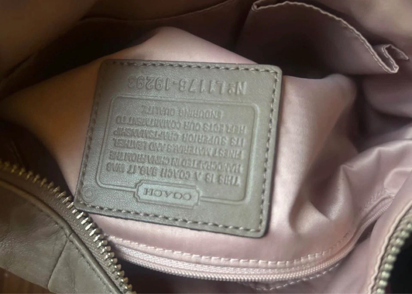 Coach Leather Hobo Purse - photo 3
