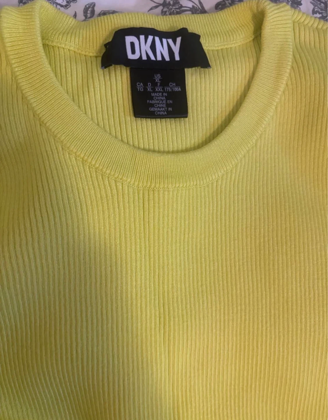 DKNY Ribbed Long Sleeve Top - photo 2