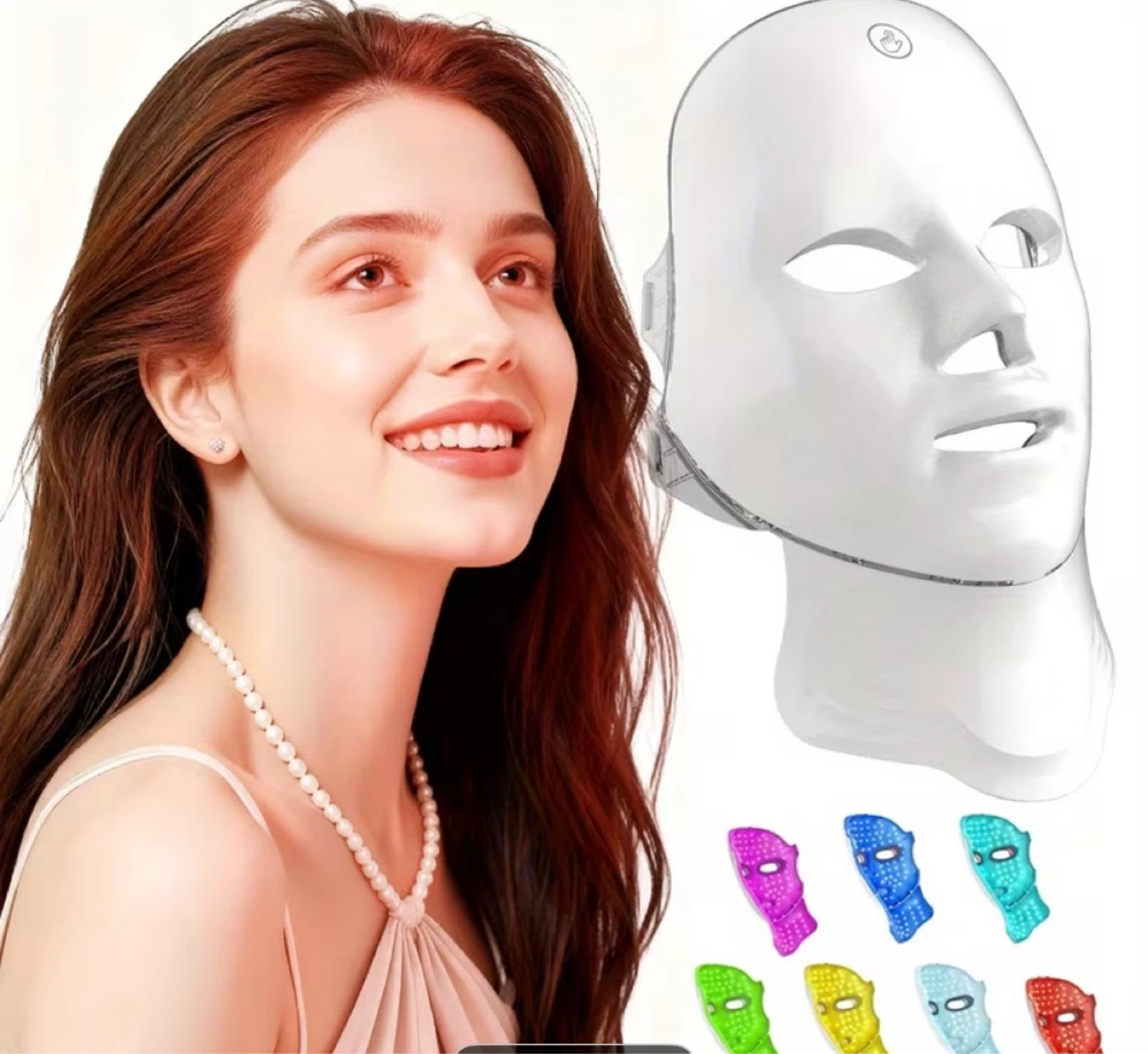 Brand-New 7-Color LED Face and Neck Mask. - photo 2
