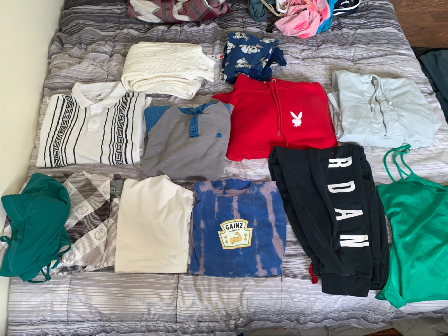 Playboy Red Hoodie & Jordan Sweatpants Set