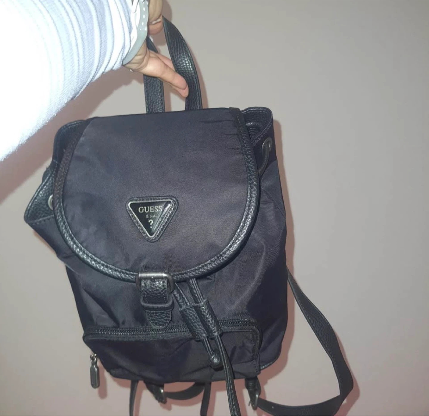 Black GUESS Backpack