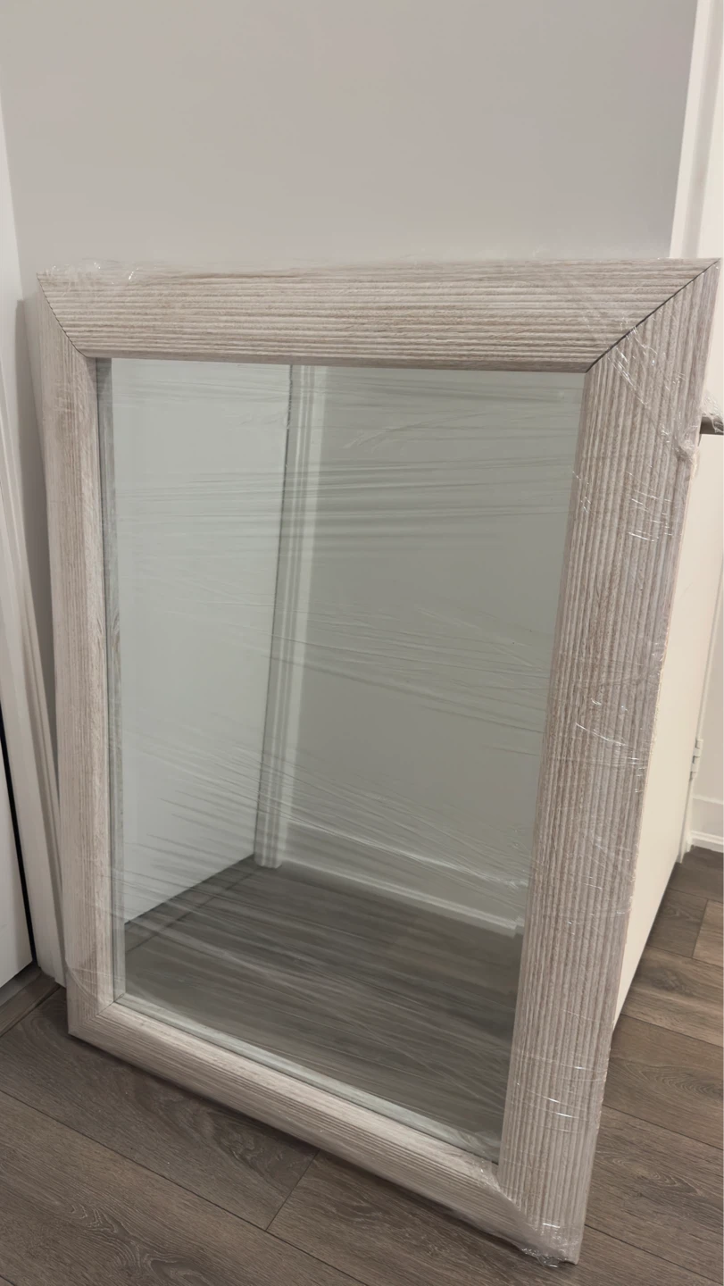 Wood Framed Mirror - photo 3