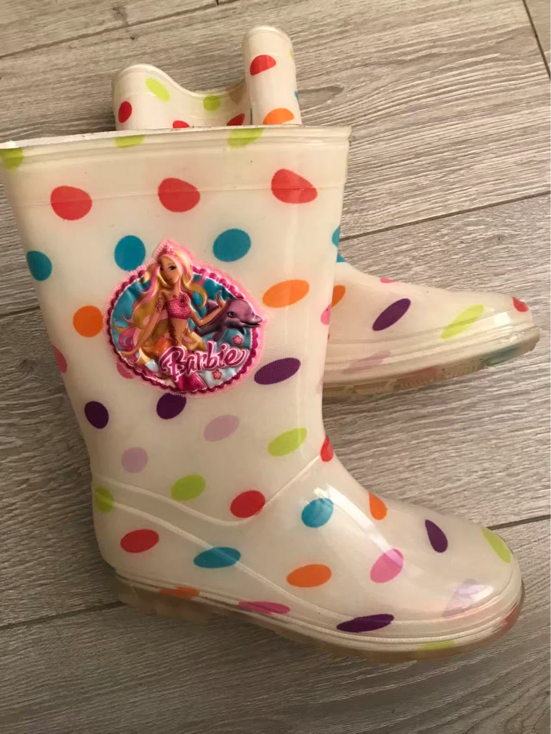 Barbie Kids Rubber Boots